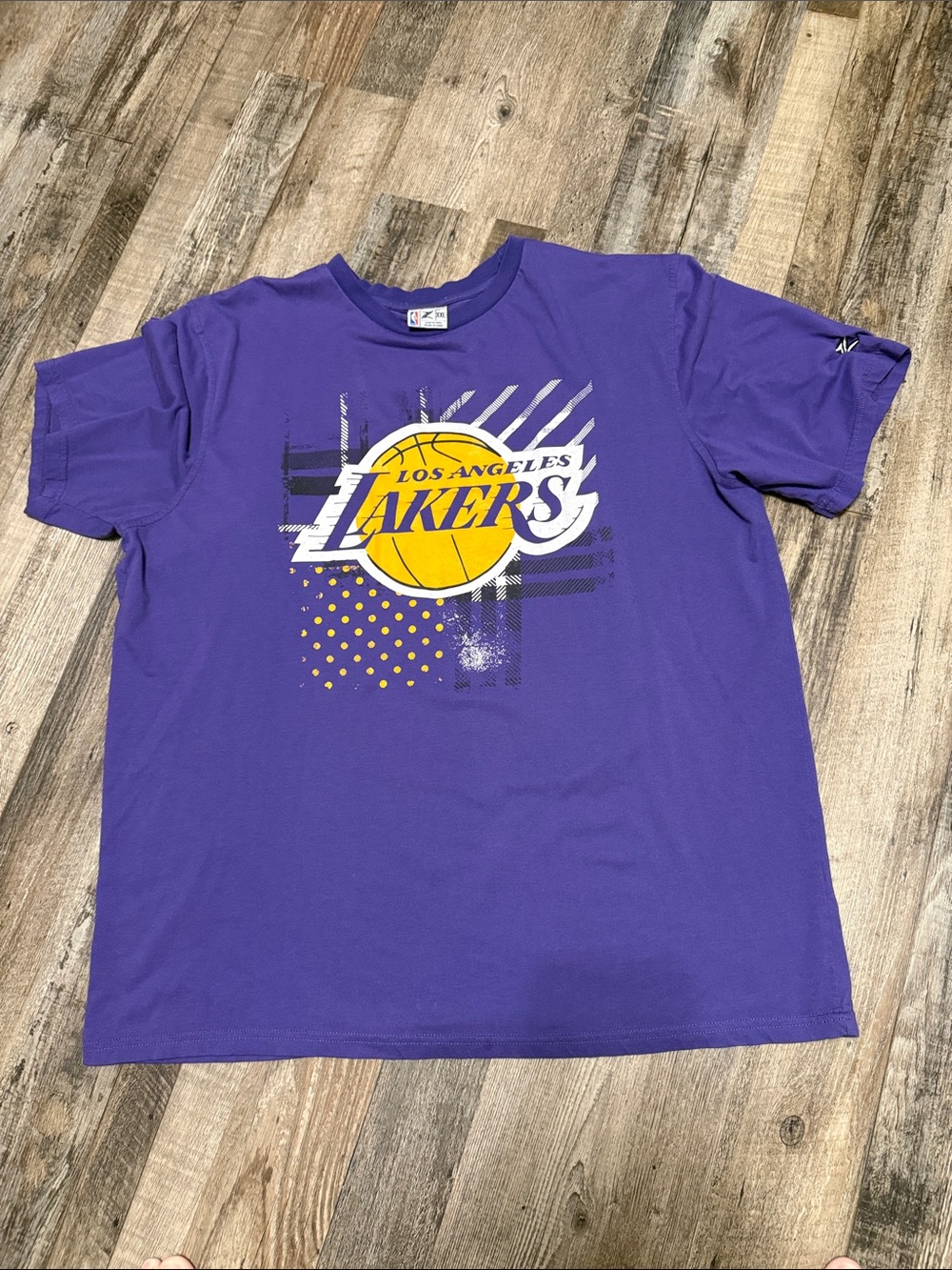 LA Lakers Purple Graphic T-Shirt NBA Licensed Men's XXL
